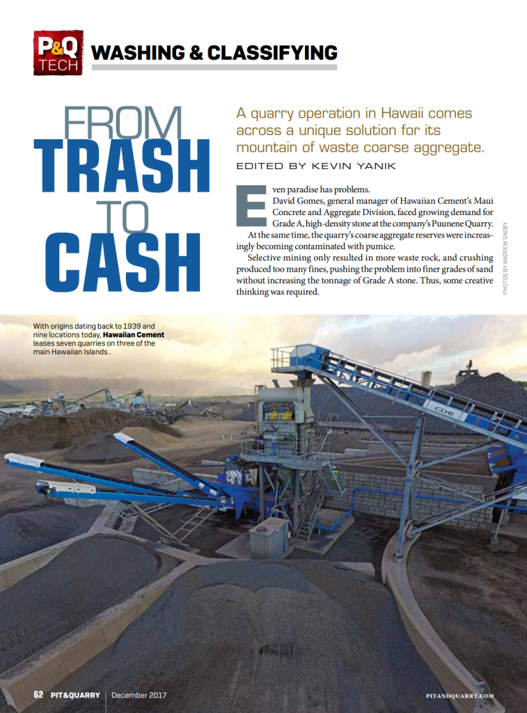 Hawaiian Cement Article - Pit & Quarry